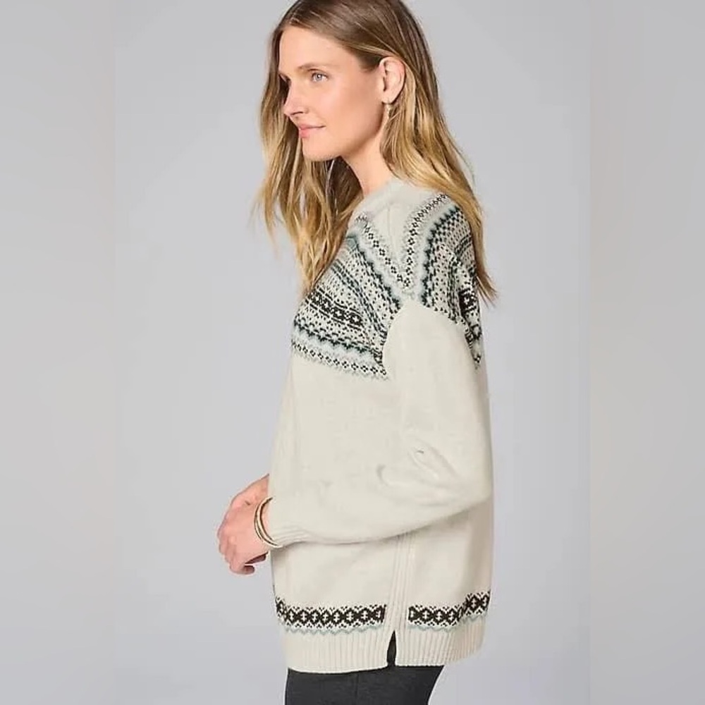 J.Jill Relaxed Fair Isle Sweater Pullover NWT - Picture 2 of 13